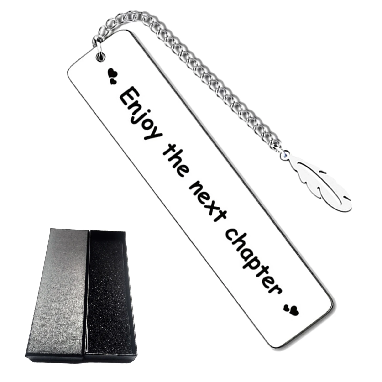 Teacher Metal Bookmark Enjoy The  Chapter Happy Retirement Gifts Christmas With Chain Nurse Coworker Leaving For Book Lovers