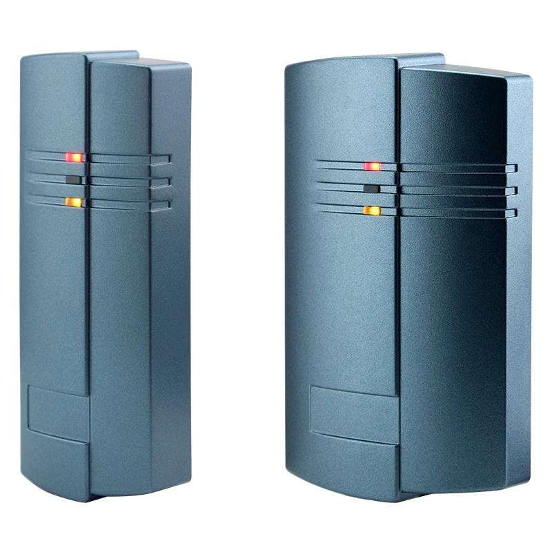 Anti-Metalen Afscherming, Outdoor Waterdichte Id/Ic Card Access Control Card Reader, Met Led Licht, wiegand 26/34 Switch Elkaar