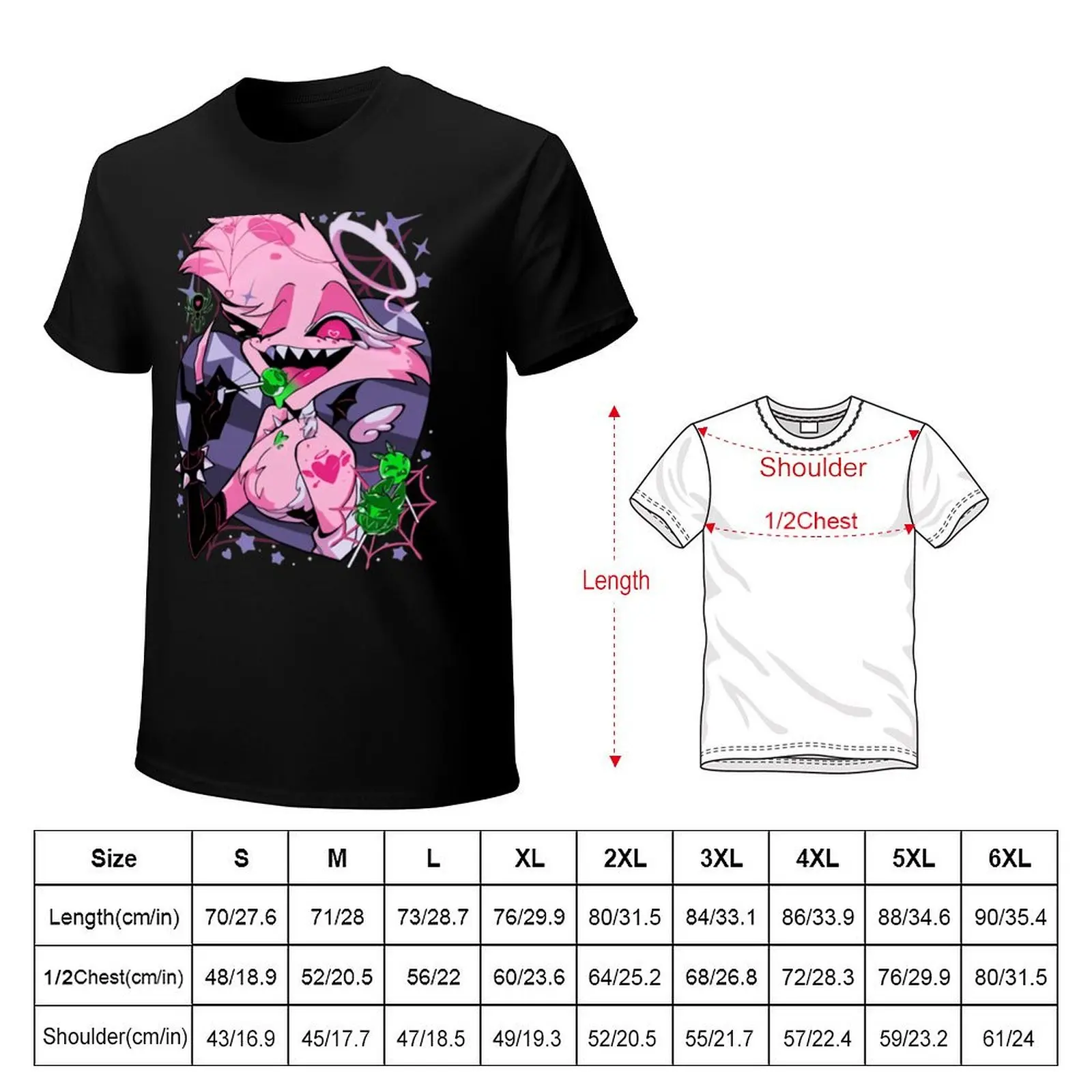 Angel Dusts Tricks and Treats T-Shirt Lightweight Cooling Short Sleeve Tee