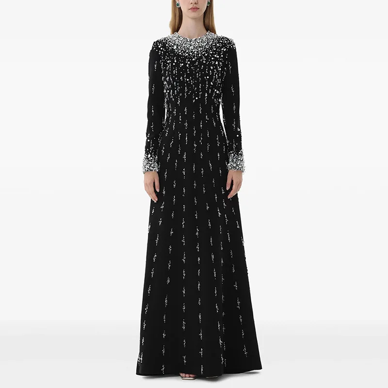 

Quality Evening Long Dress 2026 New Series Heavy Industry Beads Long Dress