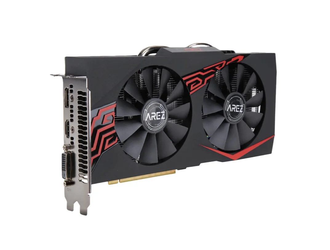 AMD RX 570 8GB GPU AREZ EX RX570 O8G Graphics Card For 8GB GDDR5 256-bit 8-pin HDMI DP DVI-D Interface Tarjeta Gráfica PC view 3