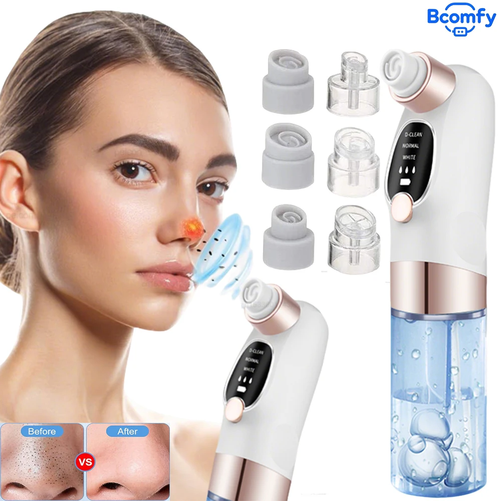 เครื่องดูดสิวเสี้ยนแบบพกพา ชาร์จไฟได้ กำจัดสิวหัวดำ สำหรับทำความสะอาดผิวหน้าอย่างล้ำลึก เครื่องมือดูแลผิว