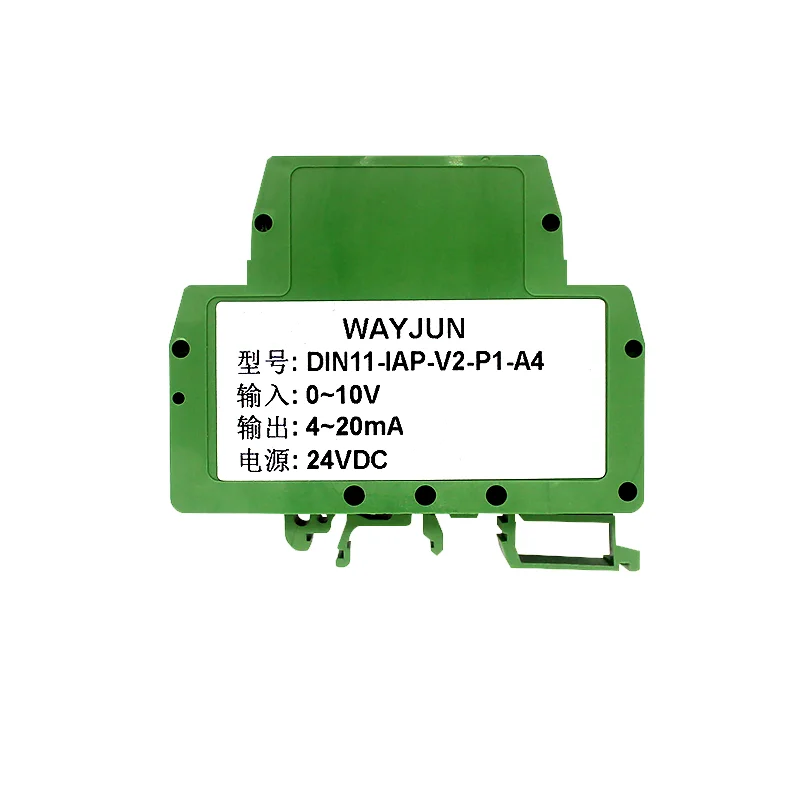 4-20MA signal isolator 0-5V transmitter 0-10V converter 0-75mV isolation amplification module