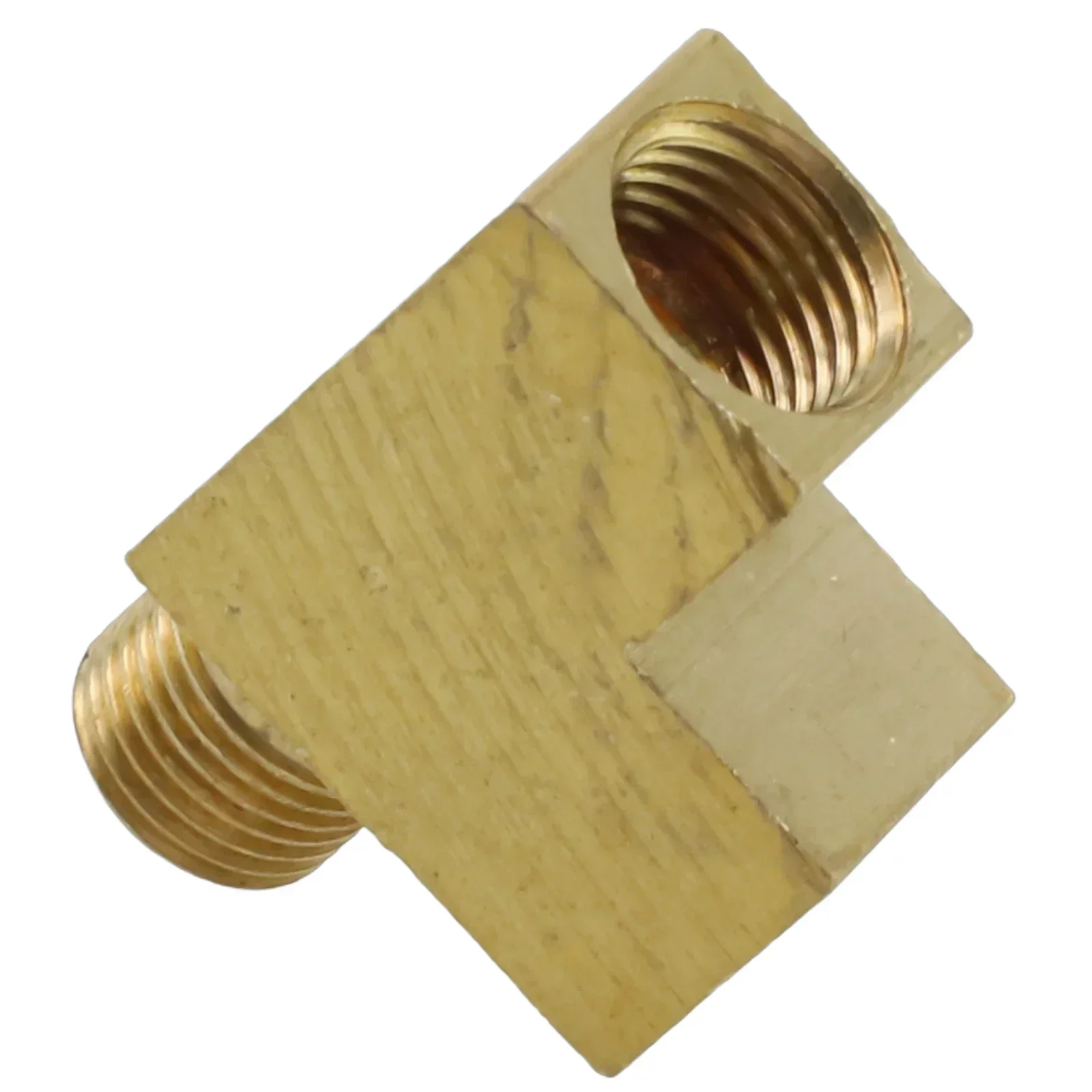 7 7 7 7 7 777777   7 7 7 M10x1 النحاس T-موزع زاوية محول ل اتصال استشعار ضغط الزيت T-موزع زاوية محول