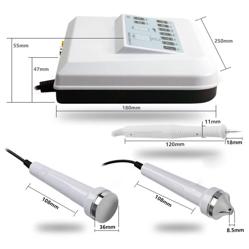3 In 1 Ultrasonic Facial Machine Ultrasonic Tattoo Facial Tag Wart Mole Freckle Removal Beauty Micro Plasma Freckle Removal ปากกา