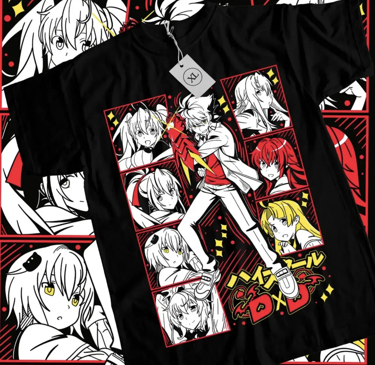 High School DxD Rias Gremory T-shirt Akeno Himejima,Issei ,Girl,Shirt All Size