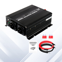 1000W Modified Sine Wave Solar Inverter DC 12V/24V to AC 220V-240V 50/60Hz Converter for Off-grid RV, Camping & Yachts