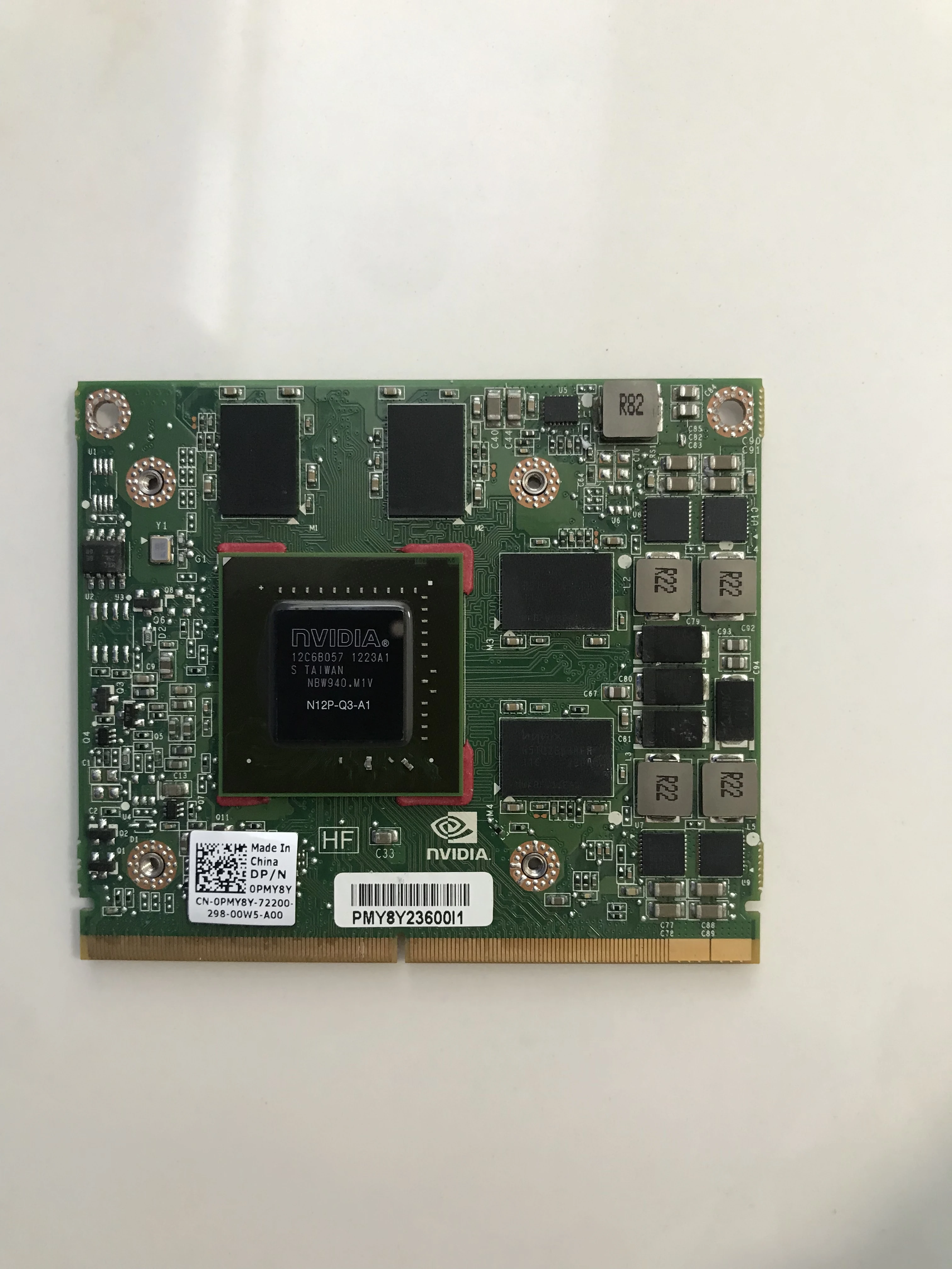 Quadro 2000M Q2000M 2G Video VGA Graphic Card N12P-Q3-A1 For Laptop HP 8540W 8540P 8560W DELL M4600 M4700 100% Working