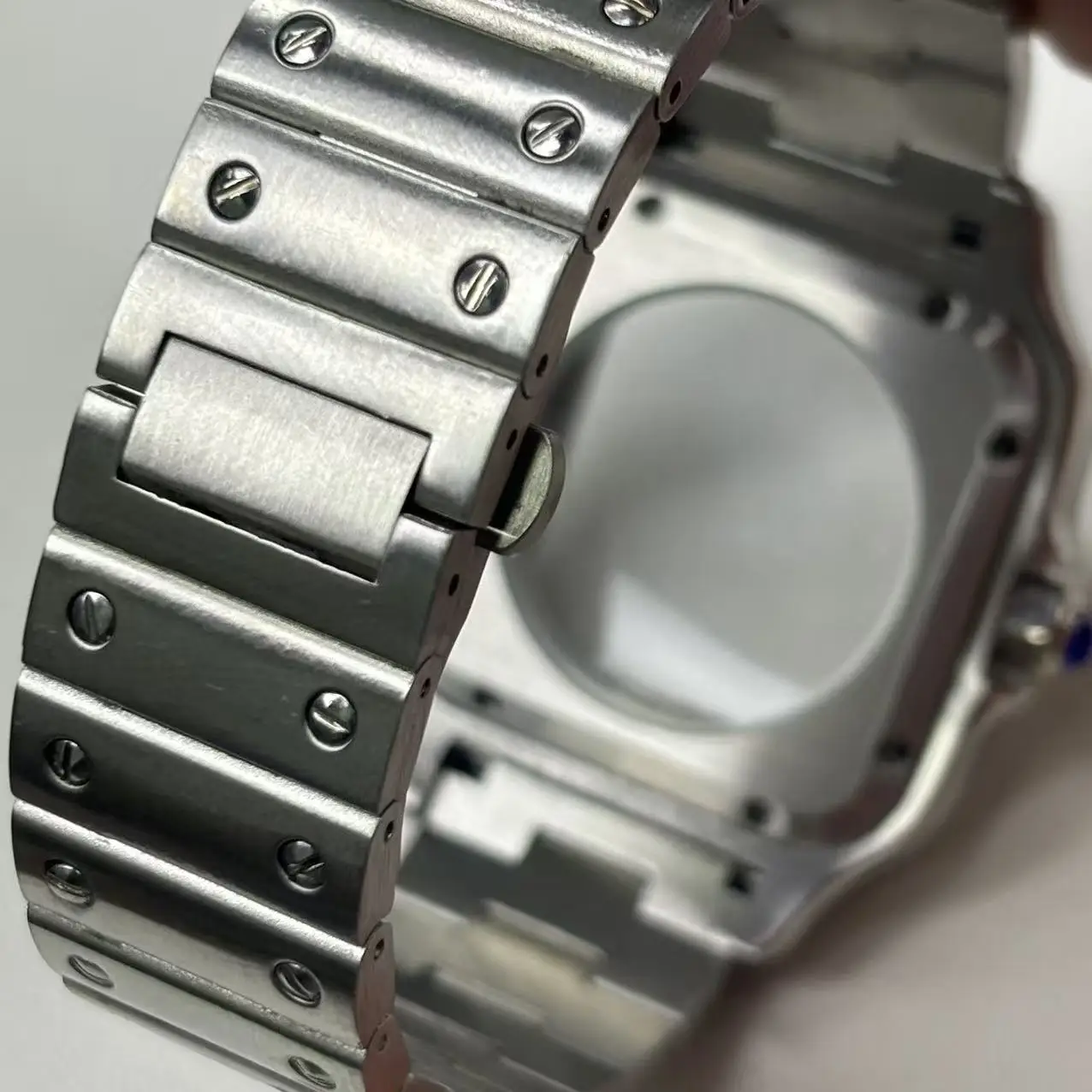 38 مللي متر NH35 ساعة حافظة ساعات رجالية الفولاذ المقاوم للصدأ حزام الساعات صالح NH34 NH35 NH36 حركة NH35 #3