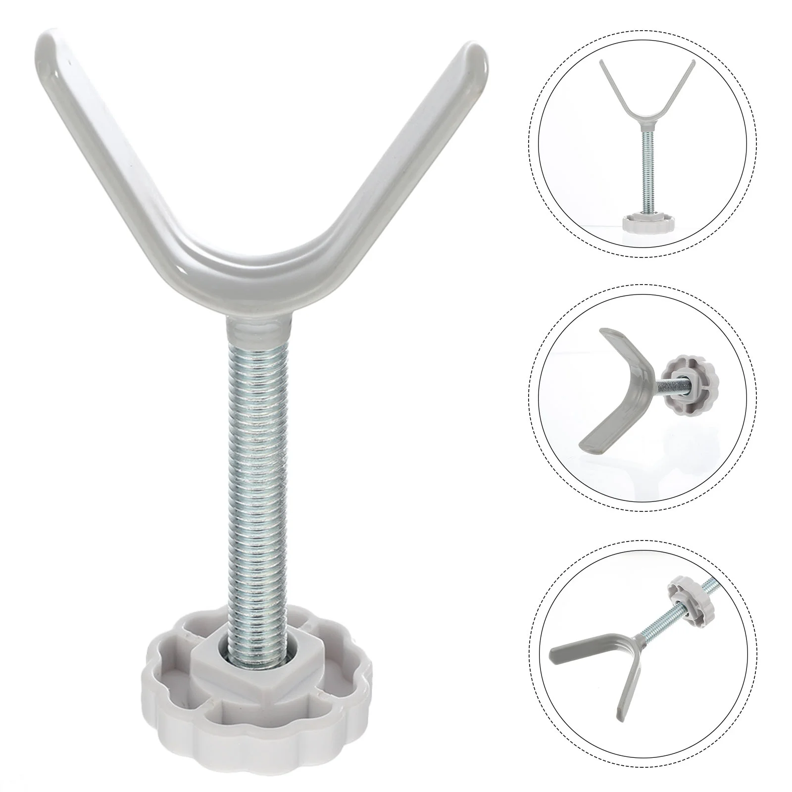 

Guardrail Y-shaped Accessories Gate Fence Accessory Alloy Door Fixator Holder The Fixing Part Durable Silver Type Child