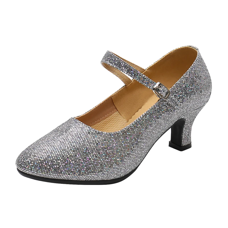 Ballroom Dancing Shoes for woman latino Salsa Professional Latin Jazz Modern Dance Shoes Women Heels 3.5/5.5cm Customizable