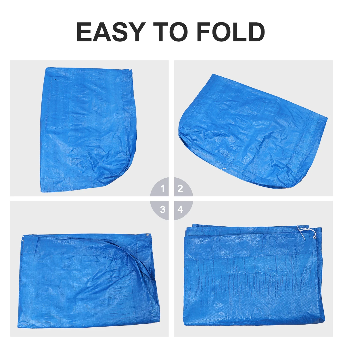 

Waterproof Inflatable Swimming Pools Large Area Light Weight Easy Carry Mat Protective Rainproof Plastic For Tarp Cover For Pool