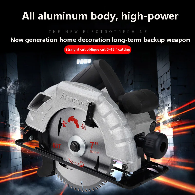 Electric Circular Saw Electric Saw 8-inch Inverted Table Saw Woodworking Tool Electric Saw High-Power Cutting Machine