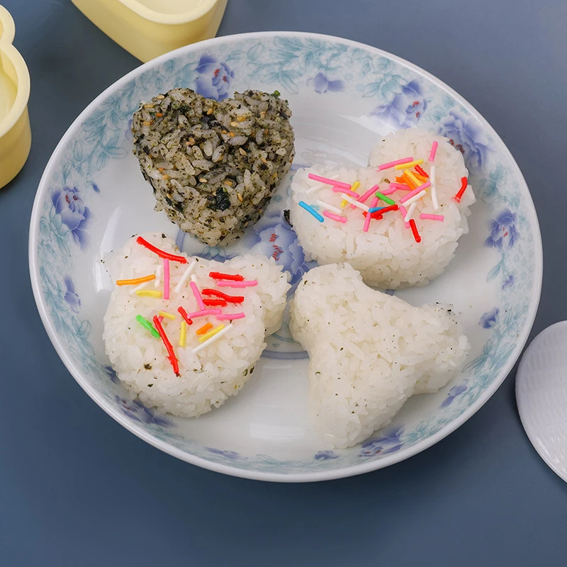 New DIY Sushi Mold Onigiri Rice Ball Food Press Triangular Sushi Maker Mold Japanese Home Kitchen Bento Accessories Tools