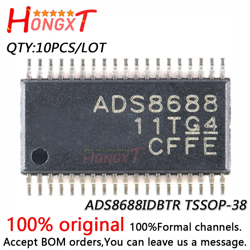 10PCS 100% NEW ADS8688IDBTR TSSOP-38.Chipset