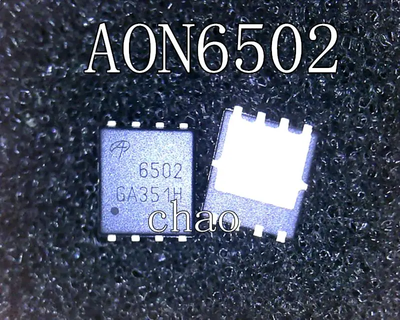 10ピース/ロットok aon6502 ao6502 6502 qfn