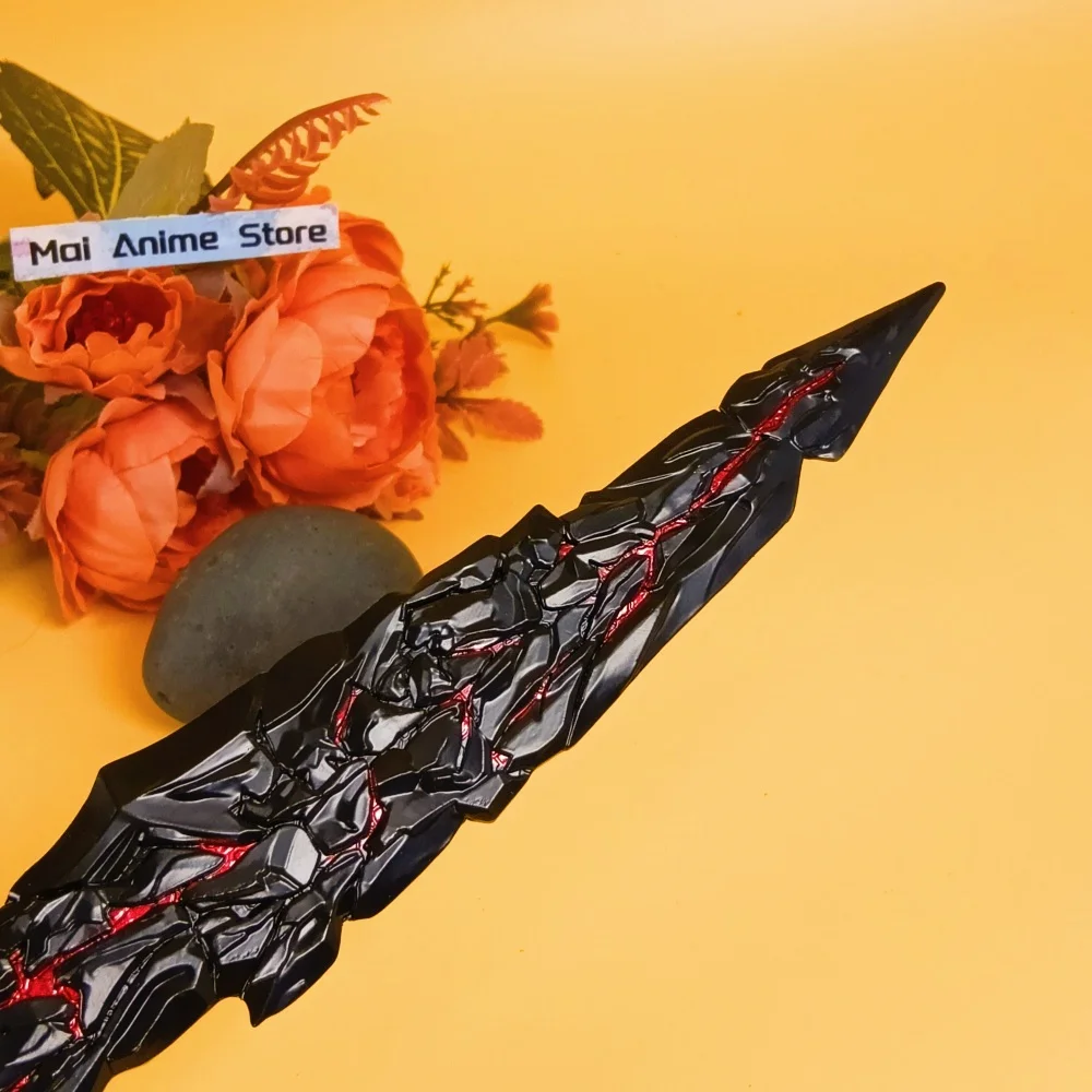 11.6 بوصة معدنية Elden كاتانا أنيمي النينجا سكين شفرة حديد السيف الحجم الحقيقي اليابانية كاتانا الأصلي الساموراي صابر لعبة غير حادة هدية #5