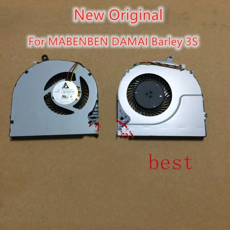 New Original Laptop CPU Cooling Fan For MAIBENBEN DAMAI Barley 3S Fan K0806HB