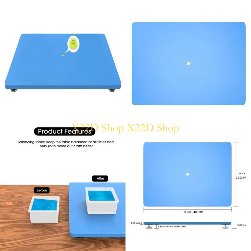 

X22D Adjustable Resin Leveling Platform Epoxy Resin Table for Epoxy Projects & Crafts