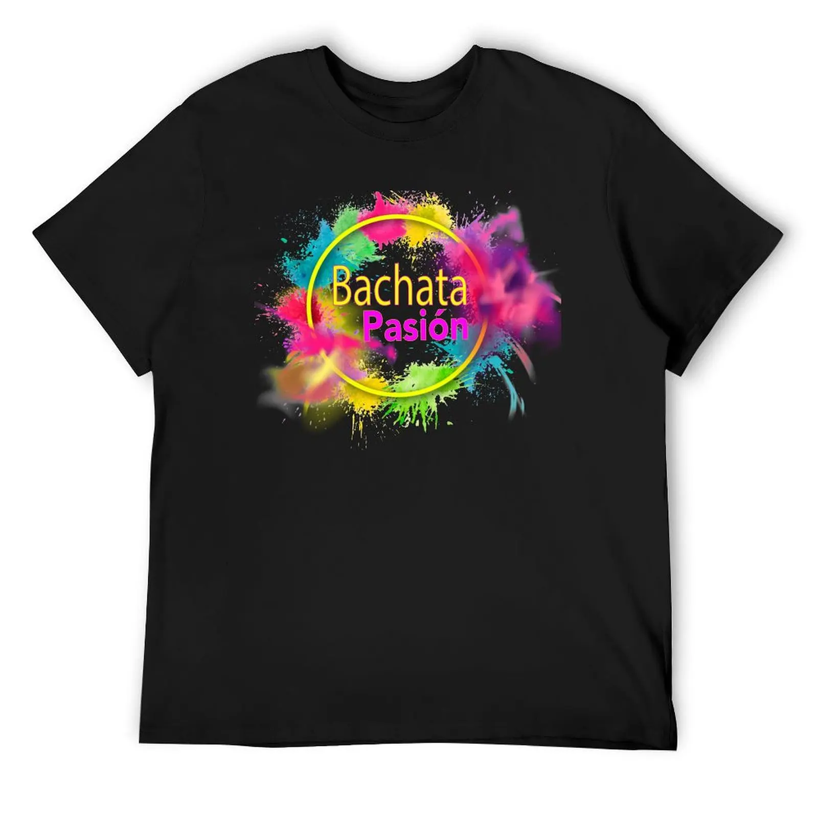 

Colorful bachata T-Shirt anime Blouse men t shirt