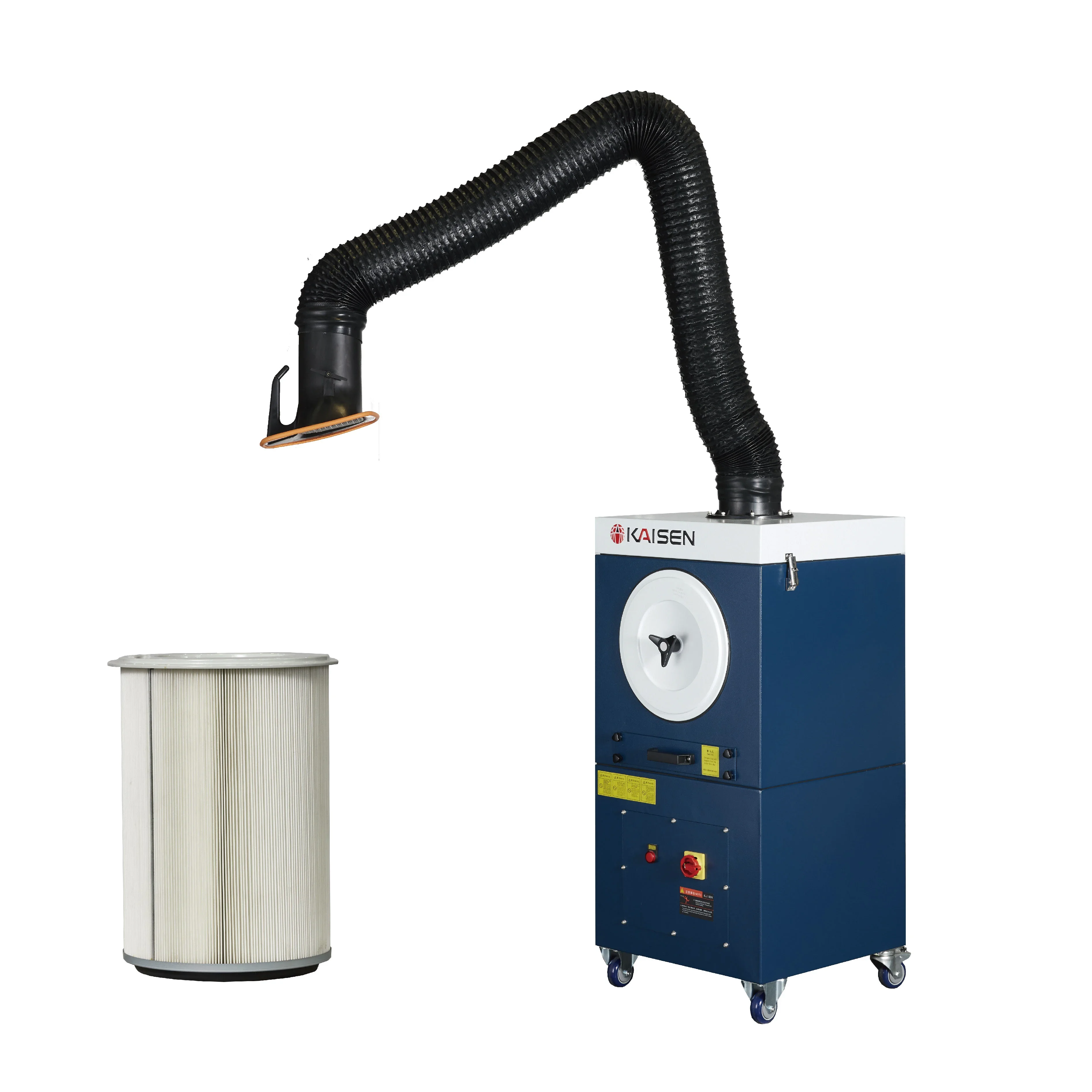 

Industrial Dust Collector Portable Welding Fume Extractor With Suction Arm