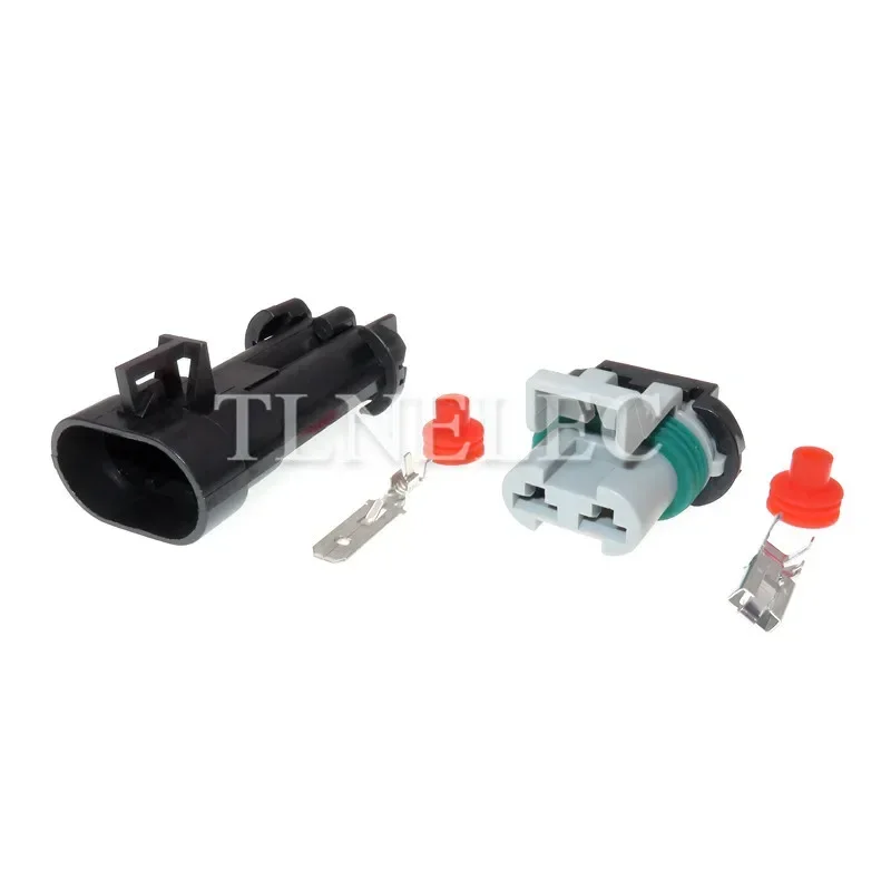 15363993 15363990 2P Pin Way Male Female Water Tank Fan Radiator Plug Map Sensor Connectors