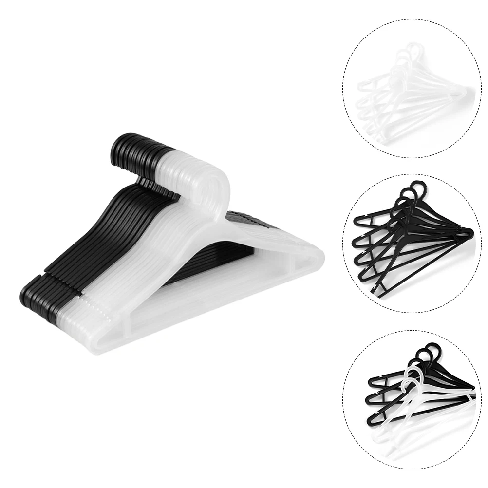 

20pcs Children'S Clothes Plastic Kids Coat Hangers Smooth Non-Slip Baby Garment Hangers Space Saving For Home Closet Storage