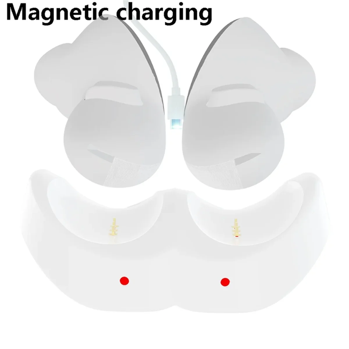 ملحقات ABJG-VR لوحدات تحكم Quest 3 قاعدة شحن لـ 3 وحدات تحكم مريحة