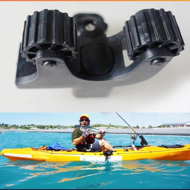 yunyun Kayak Paddles Holder Kayak Oar Holder Standard Paddles Holder Kayak Rail Accessories for Fishing Gear Rod Pole Quick