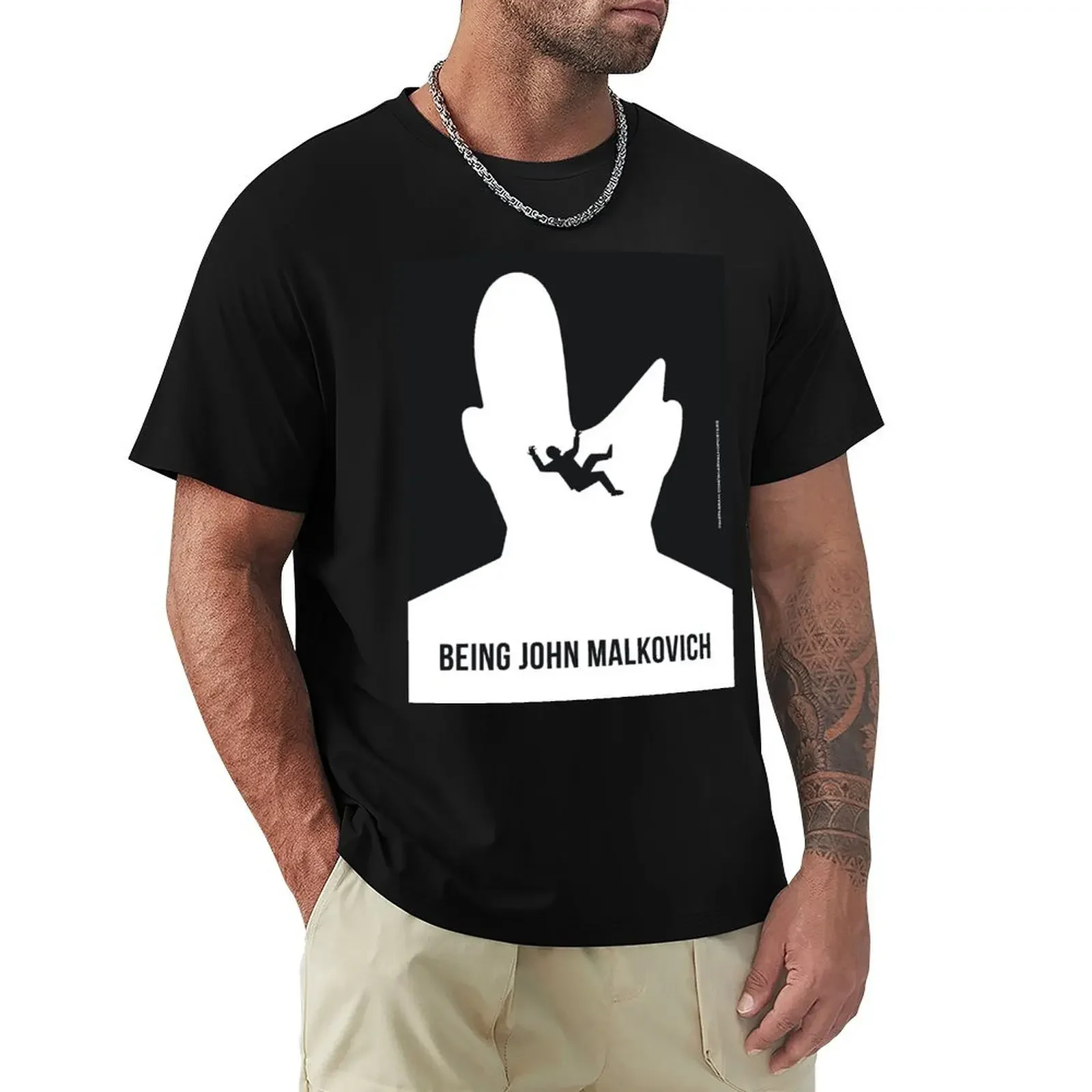 Being John Malkovich Poster T-Shirt oversized oversized graphic tee summer tops t shirts men