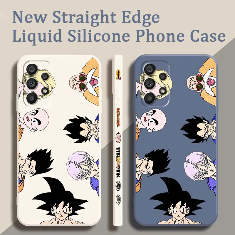 Cool Dragon Ball Popular For Samsung A33 A31 A25 A23 A22 A21s A15 A14 A13 A05 A13 A12 A04 5G Liquid Left Rope Phone Case