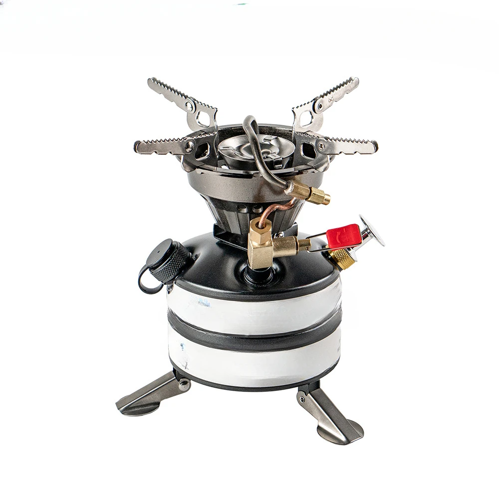 Camping integrated fire gasoline stove, mountaineering team outdoor stove