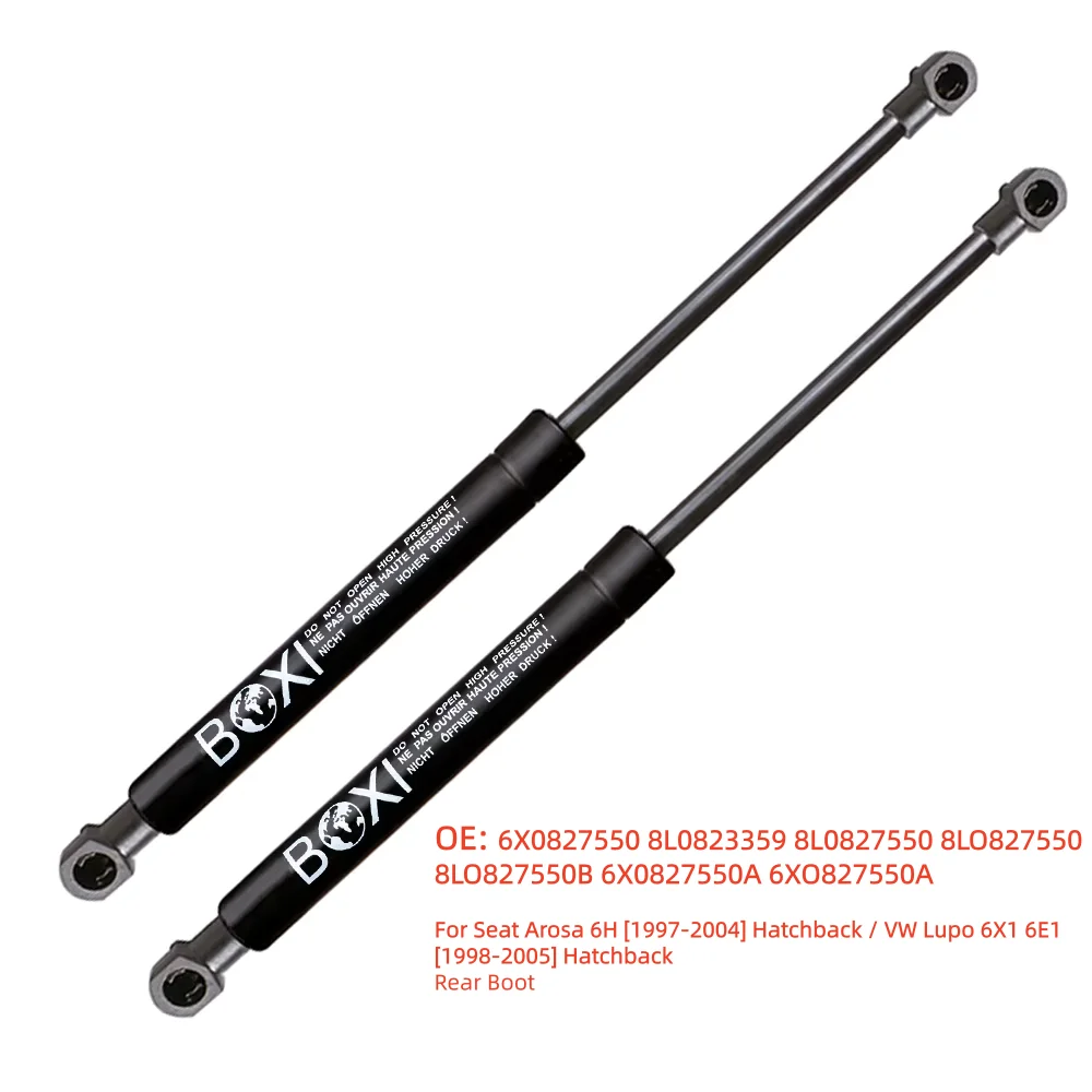 BOXI 2Pcs Boot Lift Support 6X0827550 6XO827550A For Seat Arosa 6H 1997-2004 VW Lupo 6X1 6E1 1998 - 2005 Hatchback Lift Struts