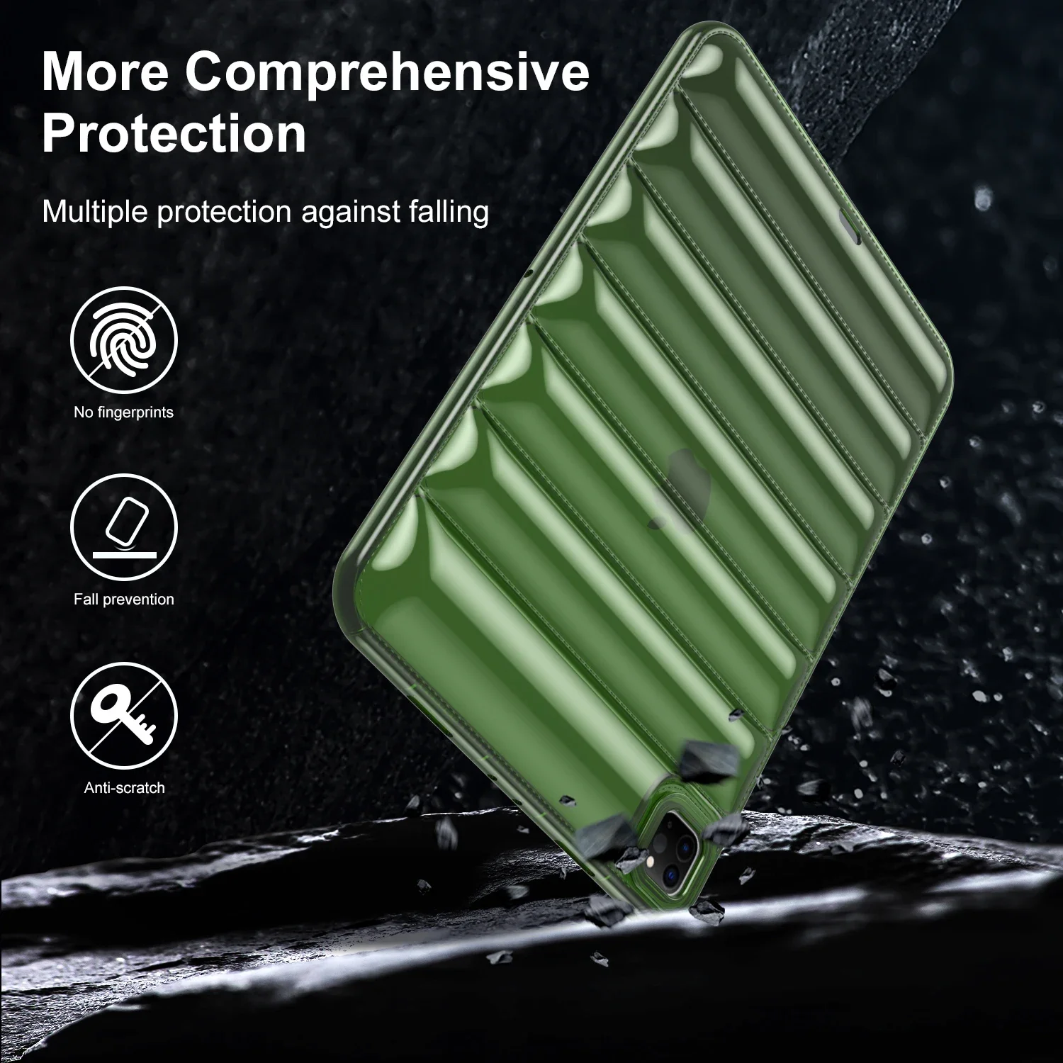 Transparent Air Bed Style Tablet for Ipad Pro11 Air 11 2024 A2837 A3006 A2899 A2900 A2902 Soft Cover Case Material TPU Colorfull