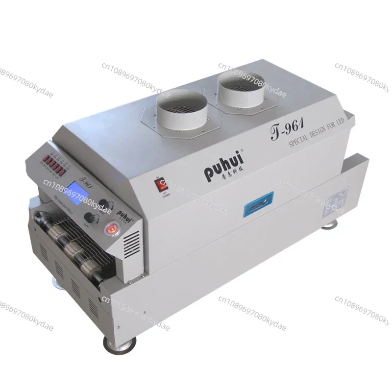 puhui Pcb Manufacturing equipment t-961 reflow soldering machine 6 warm zone reflow oven t961 hot Air Solder Reflow Oven with CE