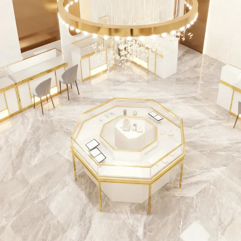 

Индивидуальный дизайн витрин для ювелирных изделий, прилавков и полок, витрины для интерьерного дизайна