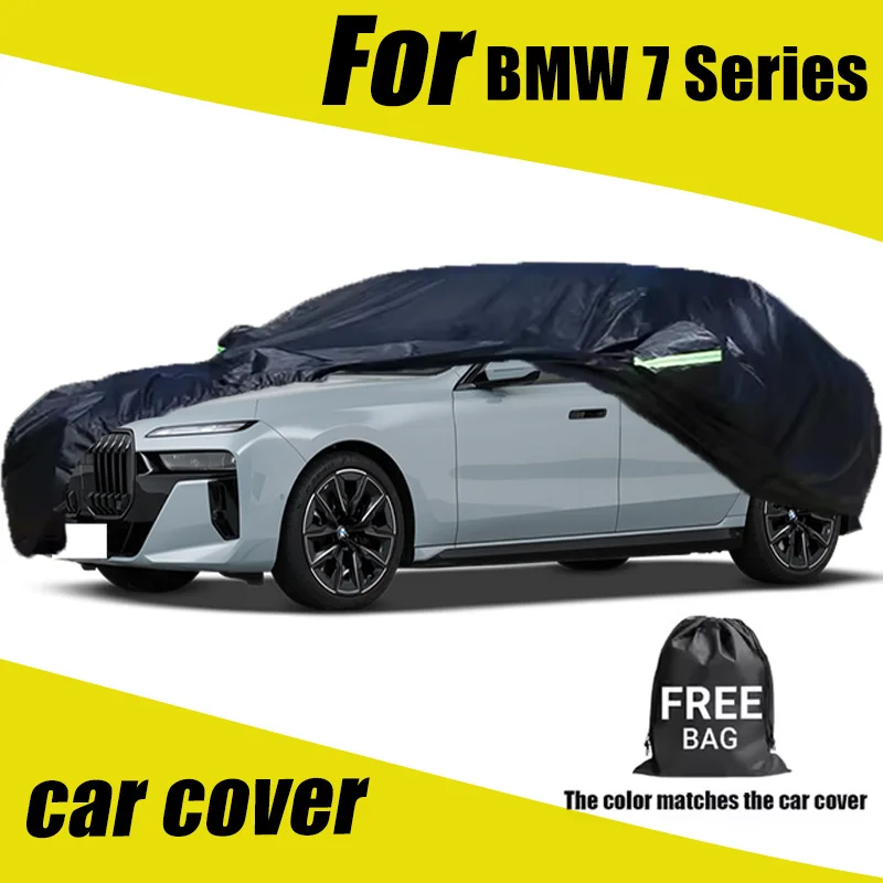 

Для BMW 7 серии: Уличный защитный чехол для автомобиля, полный комплект, от снега, солнца, водонепроницаемый, пылезащитный, внешние аксессуары для авто