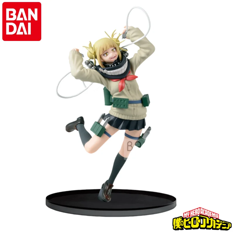 

In Stock Original Bandai 100% Genuine Banpresto My Hero Academia Toga Himiko Figurine Model Ornaments Statue Holiday Gifts Toys