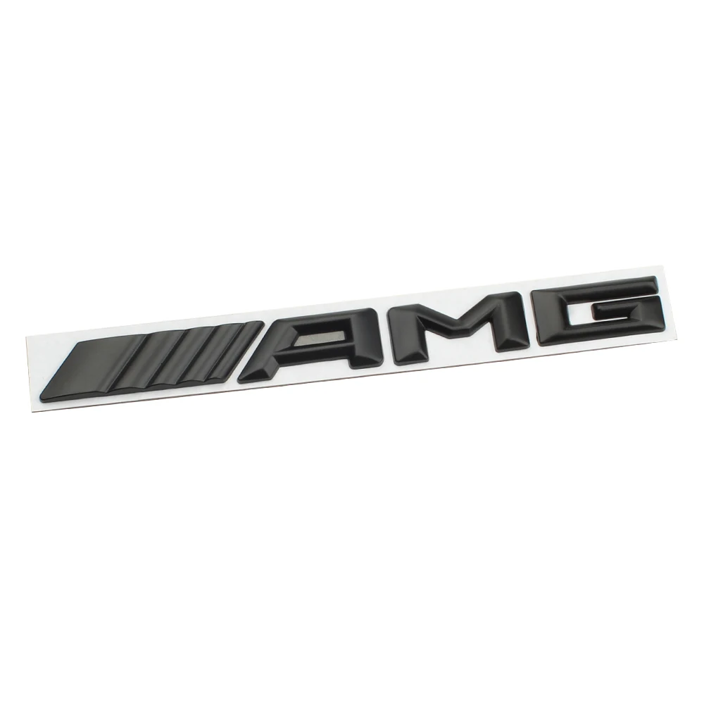 3D Alloy Logo AMG Emblem Letters Car Trunk Badge For Mercedes Benz W204 W205 W176 W177 W212 W213 AMG Sticker Accessories