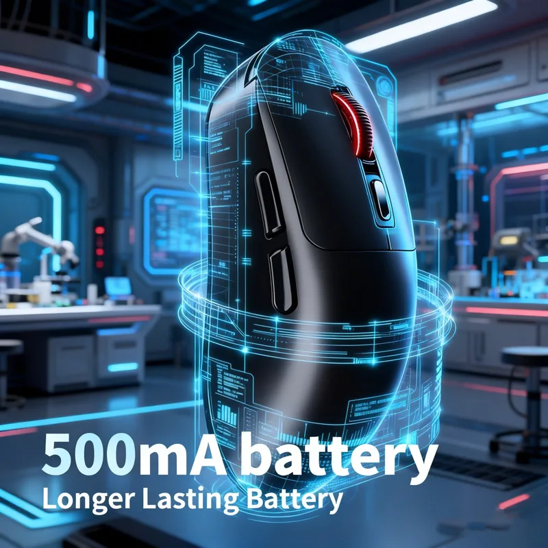 

Беспроводная/проводная мышь с частотой опроса 1K Гц, легкая, эргономичная, перезаряжаемая, для настольных ПК/ноутбуков, для игр/офиса