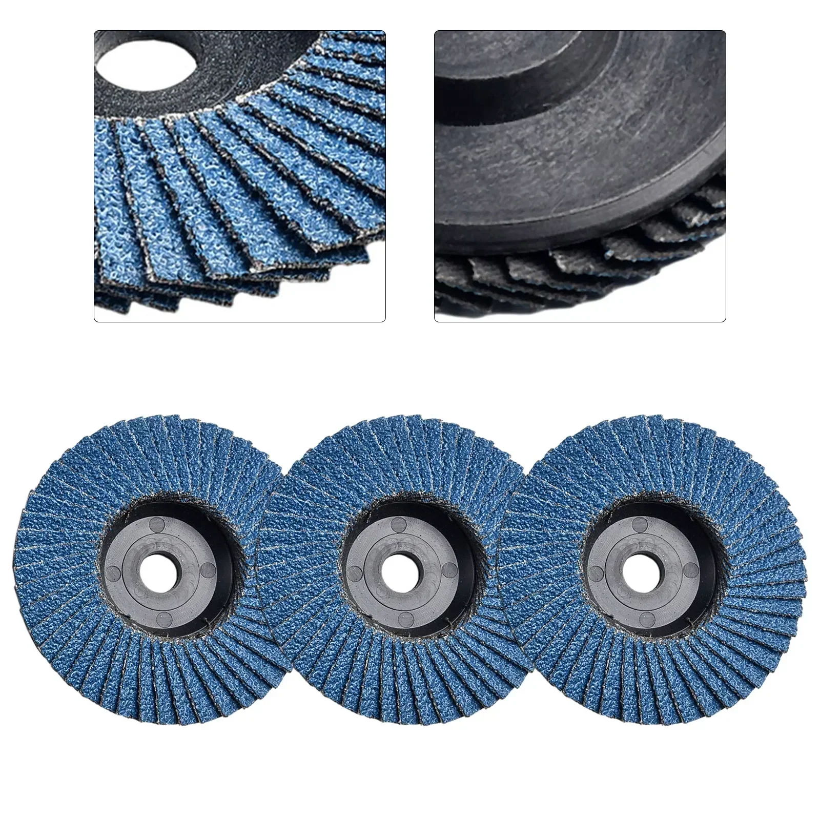 3pcs 75mm 3Inch Angle Grinder Sanding Tool 40/60/120 Grit Grinding Wheel Flap Disc For Angle Sanding Polishing Accessories