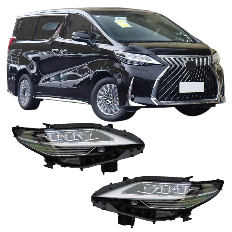 

2020 Lexus LM500H Headlights New 8000k Color Temperature Upgraded Performance For 2009-2018 For Toyota Alpha