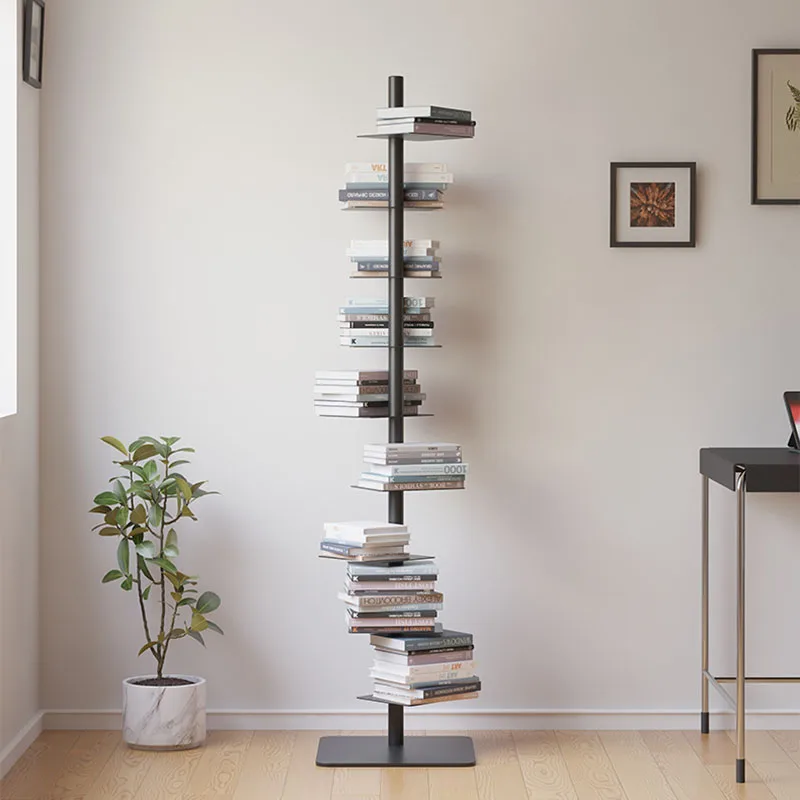 Zubehör Stehende Bücherregale Ecke Minimalistisches europäisches personalisiertes Bücherregal Display Aufbewahrung Prateleira Einzigartige Möbel