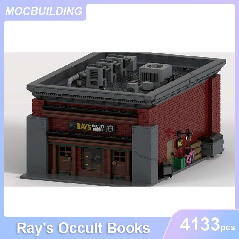 

Строительные блоки MOC, оккультные книги Ray's, сделай сам, сборка кирпичей, архитектурная модель, коллекция дисплеев, креативные игрушки, подарки, 4133 шт.