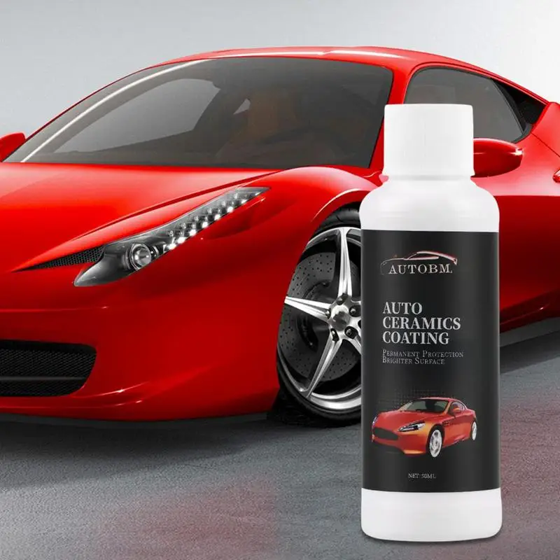 

50ml Car Coating Agent Waterless Wash Car Wax Polish Agent Wax Hydrophobic Car Top Coat Polish Paint Sealant Fortify Protection