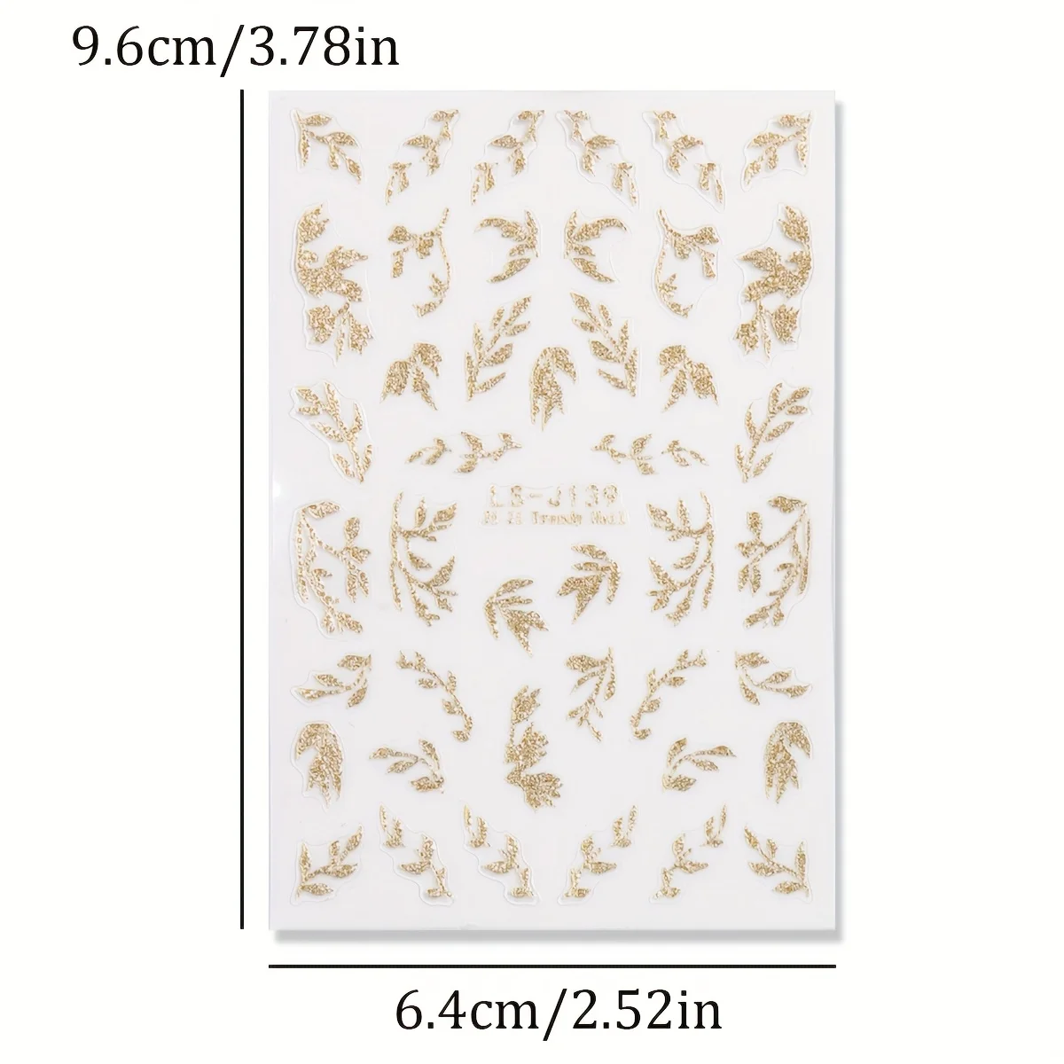 สติกเกอร์ติดเล็บลายใบไม้ 2 ชิ้น ลายใบไม้ฤดูใบไม้ร่วง กันน้ำ สำหรับตกแต่งเล็บ DIY อุปกรณ์เสริมความงามสำหรับผู้หญิง