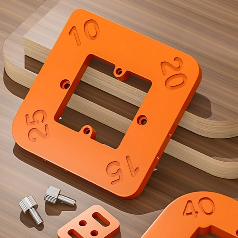 Radius Jig Cutting Auxiliary Tool Woodworking Router Template Round Corner Radius Positioning Tool Reusable