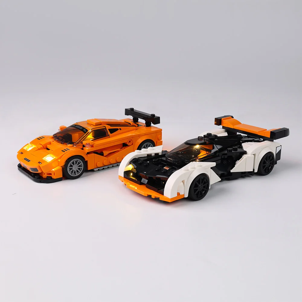 EASYLITE LED Light Set For Speed Champions 76918 McLaren Solus GT & McLaren F1 LM Building Blocks DIY Toys No Model