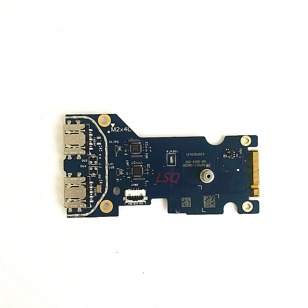 LS-L656P For Dell G15 5520 5521 G16 7620 Audio Ethernet LAN PORT IO Board CN-02P0CY 2P0CY 100% Test OK