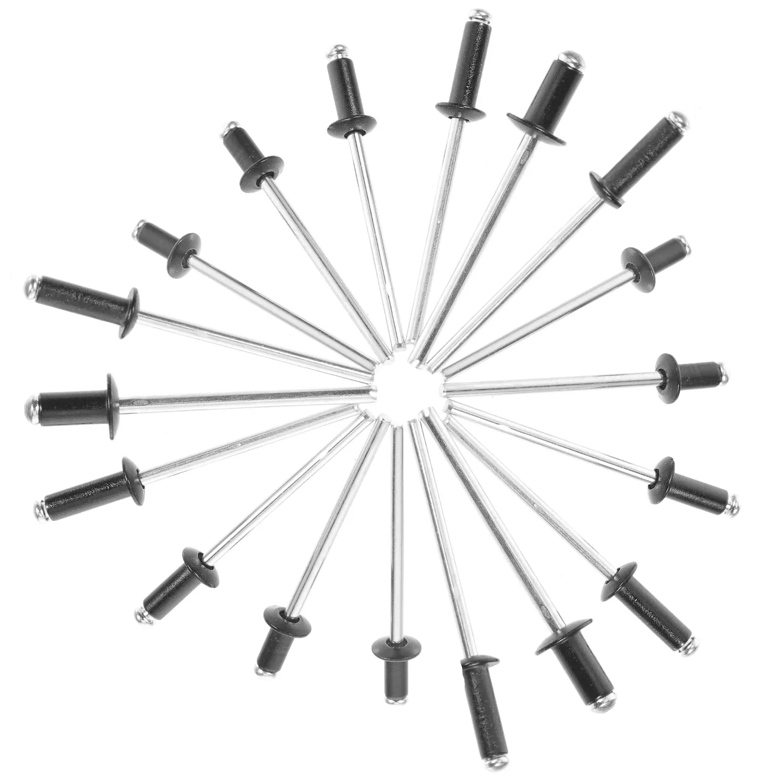 

Aluminum Blind Rivets Assortment Flange Pop Long Grip Steel Corrosion Resistance Storage Box Easy Use Indoor Outdoor